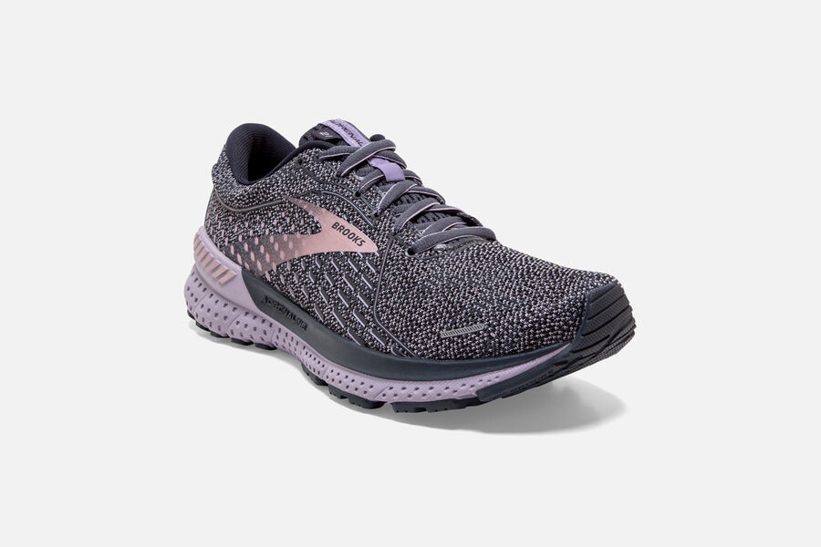 Brooks Running Shoes Womens Purple - Adrenaline GTS 21 Road - 6835-URILV